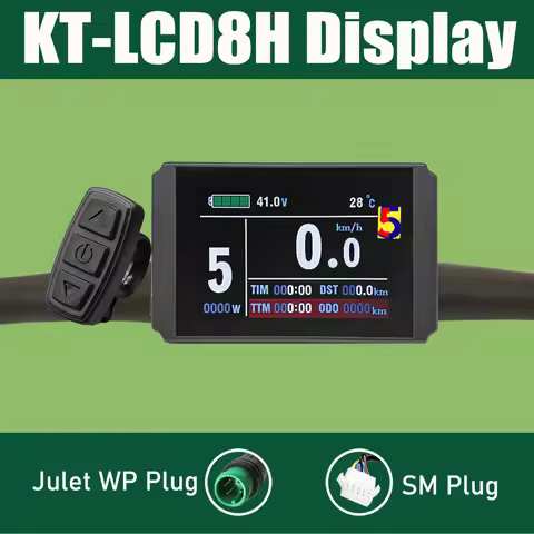KT Display LCD8H 24V/36V/48V KT LCD Display Ebike KT controller/ KT LCD3 LCD4 LCD5 LCD8 LCD9 LCD10H 