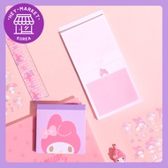 [DAISO KOREA] My Melody Memo pad (1pcs 100 sheets) Sanrio / Kitty / Note pad / Cute memo / School / Office / Stationery / Notepad