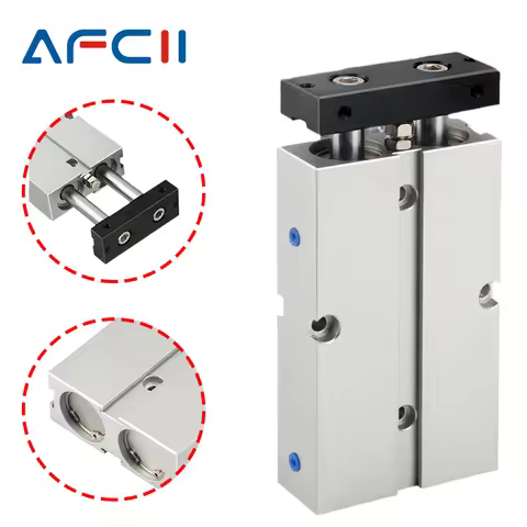 airtac twin rod cylinder tn25x20s Pneumatic Cylinder Double Rod Cylinder Bore tn10x200 tn10x50s tn16
