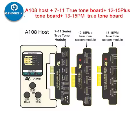 AY A108 True Tone Module Restore Programmer For iPhone 7-11 12 13 14 Pro Max Reading Writing Screen 