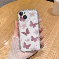 MERAH MAWAR Case HP for iPhone 7 Plus 7 8 8 Plus SE 2020 2022 iPhone7 iPhone8 ip 7p 8p 7+ 8+ SE2 SE3 7Plus 8Plus ip7 ip8+Casing Softcase Cute Casing Phone Cesing Soft Cassing for Premium Rose Butterfly-Pink Butterfly Shockproof Chasing Sofcase Cash Case C