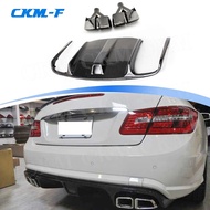 Carbon Fiber For Benz E Class W207 C207 Coupe E260 E300 E350 Sport Coupe 2009-2012 Rear Bumper Lip D