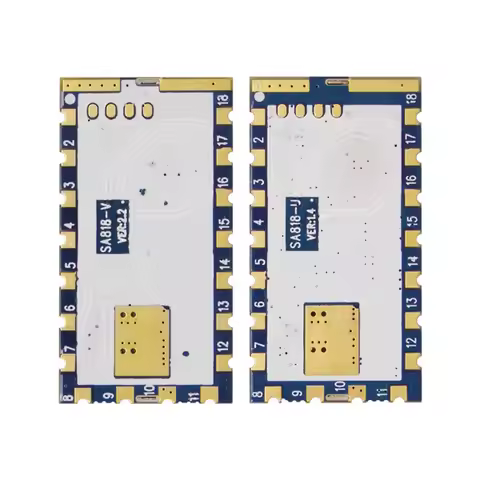 (2pcs/lot) SA818-V (SA818S-V)134~174MHz (VHF)500mW-1W 3-5KM RDA1846S Chip Walkie Talkie Module VHF 1