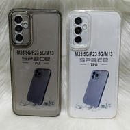 SoftCase Casing Samsung M23 5G F23 5G Silicone Transparent Back ProtectorBENING hp + Camera