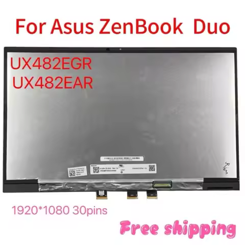 14" Fhd 1920X1080 Lcd Touch Screen Display Assembly for Asus Zenbook Duo Ux482Egr Ux482Ear 替换