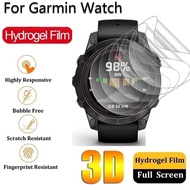 3PCS Hydrogel Protective Film Compatible for Garmin Fenix 8/E 51mm 47mm Film HD Anti-scratch Full Co