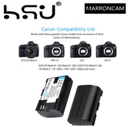HSU LP-E6N BATTERY FOR CANON EOS 5D MKII IIIVI 60D70D 6D 80D 90D6DMKII7D 7D MKII BATTERY