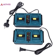 <Activee> For 18-20V Rechargeable Portable Dual Ports Charger BL1860B BL1850B BL1830 BL1840B BL1860 