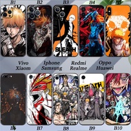 Anime Bleach Bleach Apple iPhone 6 6S 7 8 SE PLUS X XS Silicone Soft Cover Camera Protection Phone Case