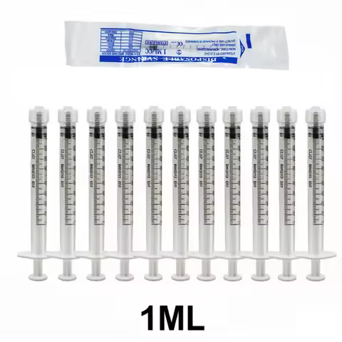 1ml Luer Lock Laboratory Dedicated Syringe Sterilized Individual Packaging Pets Feeding Health Sampl