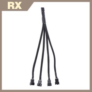 PWM Fan Splitter 4pin Adapter Cable 1 to 1 2 3 4 Computer CPU Fan Splitter Cable