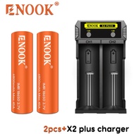 (1-4pcs)Enook 18650 6800mAh 45A Rechargeable 3.7V Battery