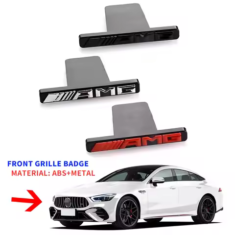 Car Hood Front Grill Emblem Logo Sticker Badge for Mercedes Benz AMG GLA GLC GLE GLS GT C E G Class 