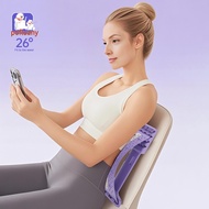 (pofluany)  Adjustable Lumbar Support Back Stretcher with Acupressure Points – 4-level Back Massager
