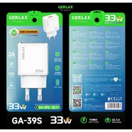 GERLAX PD Adapter Charger 33W GA-39S 33W Fast Charger Head Charger GERLAX 1 USB