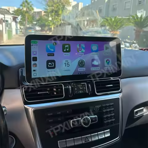 12.3 Inch Linux Car Radio For Mercedes Benz ML W166 GL X166 2012-2015 Multimedia Player Android Auto