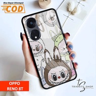 Softcase Glass For Oppo RENO 8T (4G) RENO 8T (5G) - Case Handphone RENO 8T (4G) RENO 8T (5G) [T101].