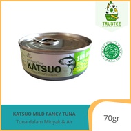 Sunbell Tuna Katsuo Mild Fancy / Tuna Chunk in Oil Halal Can 70gr