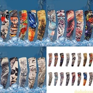 Dudu Fun Temporary Pattern Arm Stockings For Halloween Costume And Sports