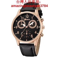 手錶  Geneva日內瓦新款三眼男士手錶 商務男錶 外貿熱賣便宜手錶 廠家批發