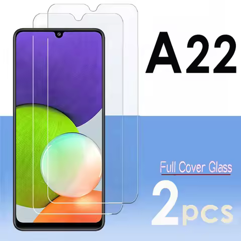 2 pcs Tempered Glass For Samsung Galaxy A22 cover Screen Protector For Samsung A22 5G A 22 A225 A226