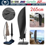 Outdoor Umbrella Cover Pelindung dengan Zipper Untuk Payung Taman 9ft To 13ft Payung Tenda Payung Ku
