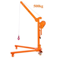 Cẩu tời quay tay 500kg ABG cao 240cm cẩu di động mini hộ gia đình dùng thay cho palang xích kéo tay 