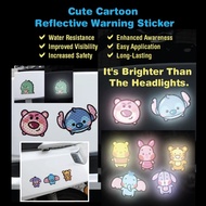 Cute Cartoon Reflective Warning Sticker