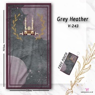 / TRAVEL PRAYER RUGS SOUVENNIR TAHLILAN & PARTY PRAYER RUGS FREE POUCH V243-V250 - V243 Latest Thick