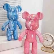Fluid Bear DIY Handmade Dyeing Fluid Violent Bear Doll Ornaments Niche Couple Birthday Gifts Girlfri
