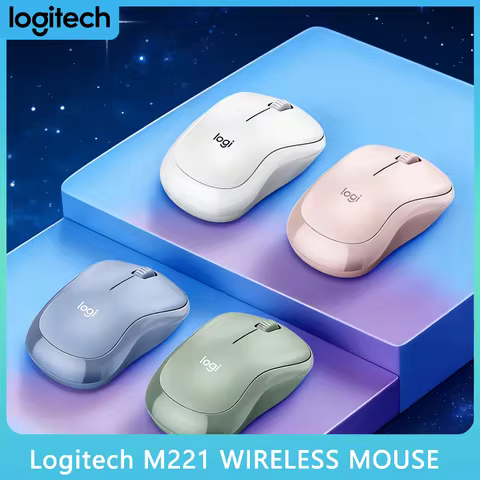 Original Logitech M221/M220 Wireless Silent Click 2.4GHz Ambidextrous Mouse