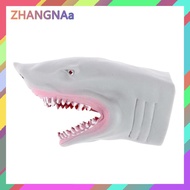 ZHANGNAa SHARK Hand puppet TPR สีเทาฉลามมือถุงมือหุ่นบอกเรื่องราวตุ๊กตา props