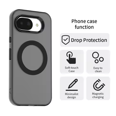 Matte Translucent Case For Google Pixel 10A Fundas Coque Pixel 10A Magnetic Wireless Charging Phone