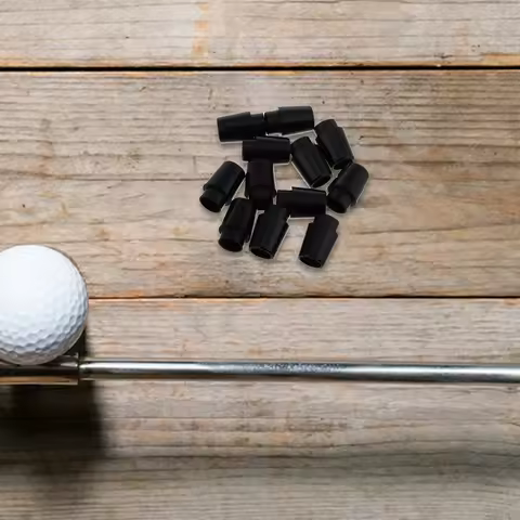 12pcs Universal Shaft Rubber Ferrules Golf Club Accessories Shock Absorption Durable Wear Resistant 