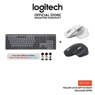 [Bundle] Logitech MX Mechanical Wireless Keyboard + Logitech MX Master 3S Silent Wireless Mouse