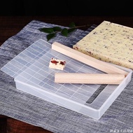 DIY Snowflake Crisp Mold Nougat Tray Mould Cutting Mat Wood Roll Pin Candy Mould Silicone 牛轧糖工具套装牛轧糖