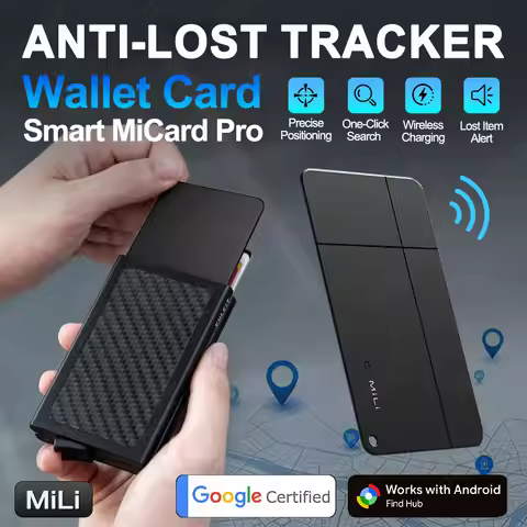 Ultra Slim Tracking Card Wallet Anti-Loss Android Gps Tracker Smart Location Tag for Google Find My 