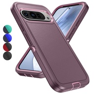 Defender Case for Google Pixel 9/ Pixel 9 Pro/ Pixel 9 Pro XL, Heavy Duty Tough Hybrid Bumper Rugged