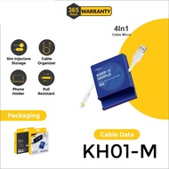 Rexi KH01-M Micro USB Cable 4 In 1 Fast Charging
