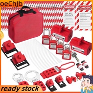 Electrical Lockout Tagout Kit 47 PCS Safety LotoKit Circuit Breaker Lockouts for Industrial Electric