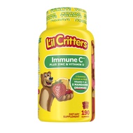 L'il Critters Kids Immune C Gummy Supplement with Vitamin C, Zinc and Vitamin D3 for Immune Support,