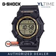 [MARCO Warranty] Casio G-Shock GD-010GB-1A9 Black And Gold Series Gold Dial Black Bio-Based Resin Ba