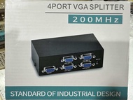 SPLITTER VGA 2PORT 4WAY 4PORT VGA SPLITTER SPLITER 4PORT 4WAY 1PC 4 MONITOR