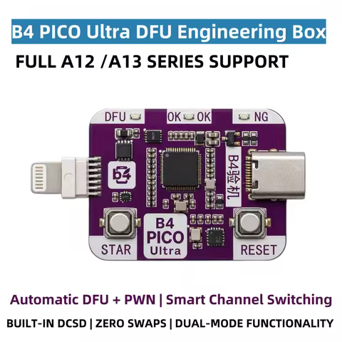 B4 PICO Ultra DFU Pico2 RP2350A PICO Engineering Box DFU Mode Tool For iPhone IOS Enter DFU PWN One 