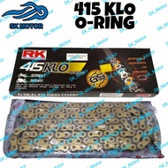 RK Japan O Ring 415 KLO 122L / 132L  Motorcycle Chain Gold Rantai Motosikal