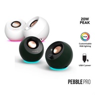 CREATIVE Pebble Pro Minimalist 2.0 USB-C Computer Speakers with Bluetooth 5.3 & Customizable RGB Lig