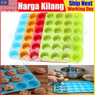 12 24 Cavity Holes Silicone Mold Mould Mini Muffin Cup Cake Cookies Cupcake Bakeware Pan Baking Tray