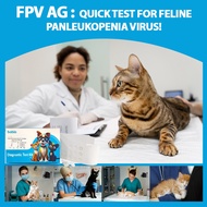 Feline Panleukopenia Virus (FPV) Rapid Test Kit, Cat Feces Self-Test, Home Use, High Sensitivity