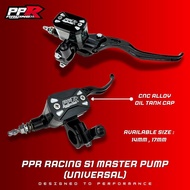 PPR RACING S1 MASTER PUMP (UNIVERSAL) 14MM 17MM PNP ONLY