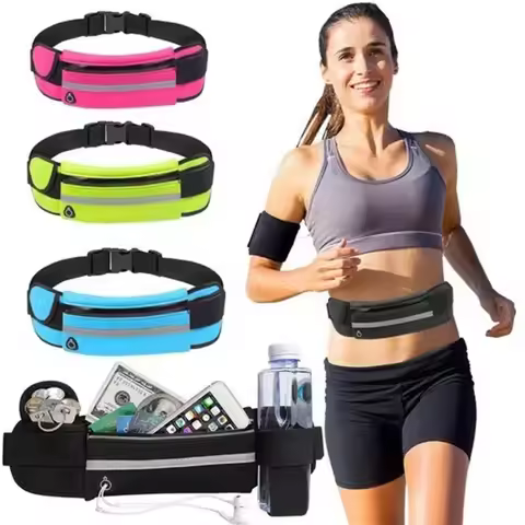 New Running Bag Outdoor Sports Waist Bag Belt Bag Waterproof Sports Fanny Pack Mobile Phone Case Gym